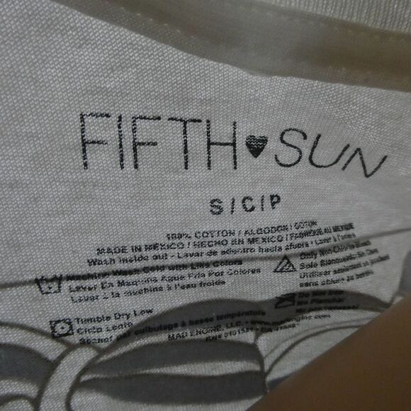 Fifth Sun Anime School Girl Graphic Crop Top T Shirt Tee Sun Moon Sailor Small - Picture 8 of 10